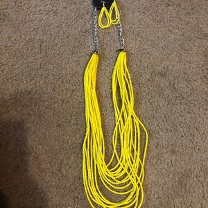 Yellow necklace